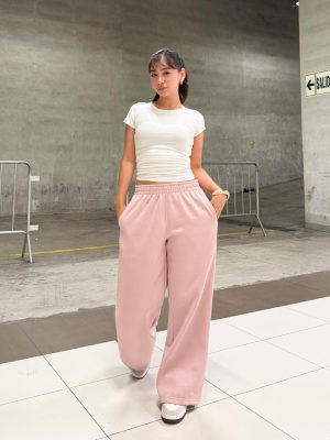 Wide Jogger Rosa